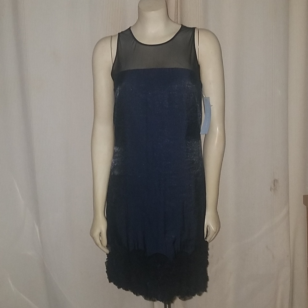 Blue size 6 dress London Times